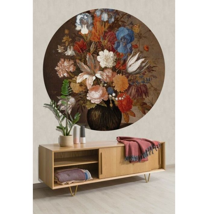 Behangcirkel Still Life with Flowers III