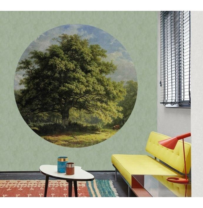 Behangcirkel Working in the Woods