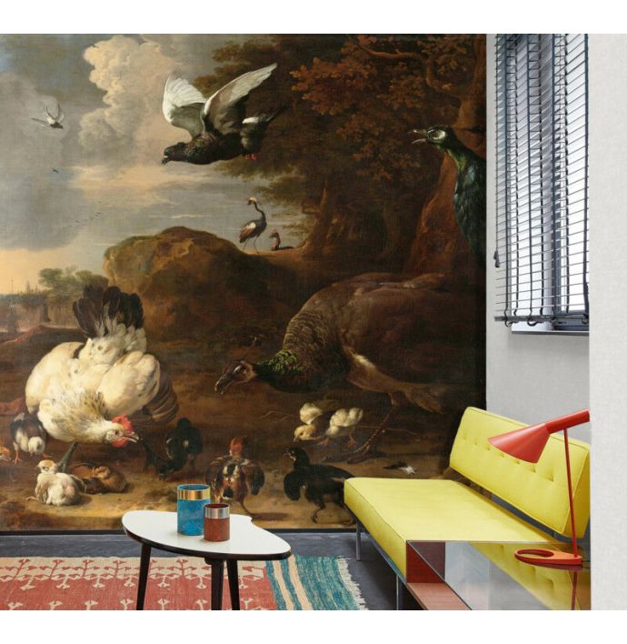 Fotobehang De bedreigde haan