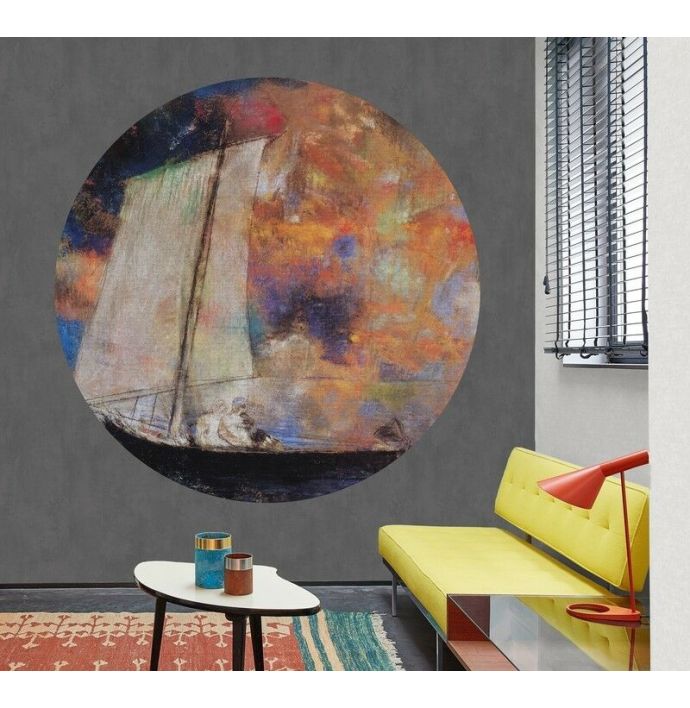 Behangcirkel Flower clouds