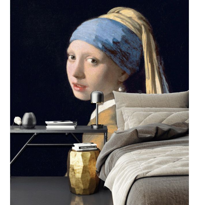 Fotobehang Meisje met de parel