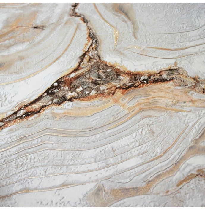 Patroon behang Carrara 3 - Geode Marble