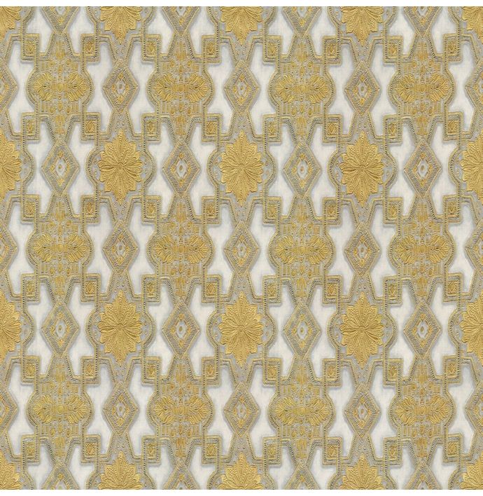 Patroon behang Yudashkin 5 - ornament goud