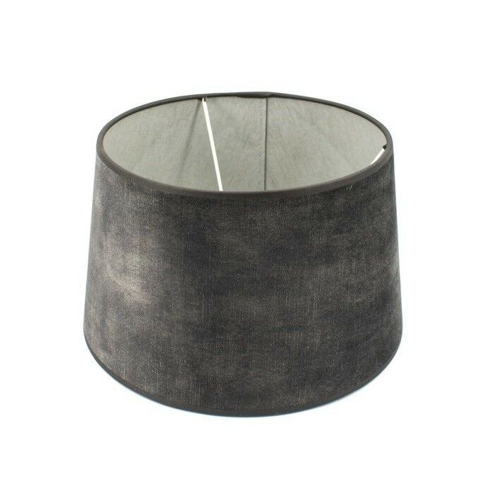 Lampenkap velvet antraciet