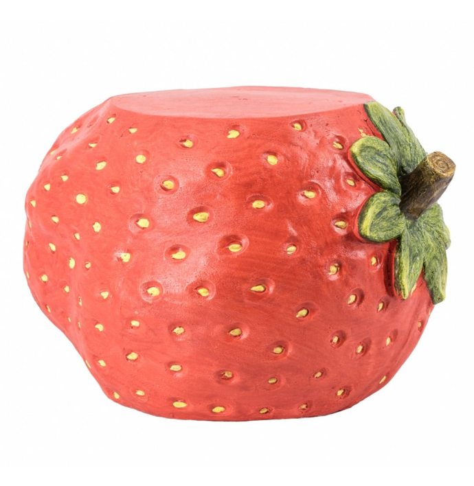 Bijzettafeltje/kruk aardbei 