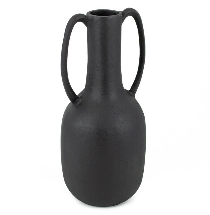 Vaas met oren zwart 