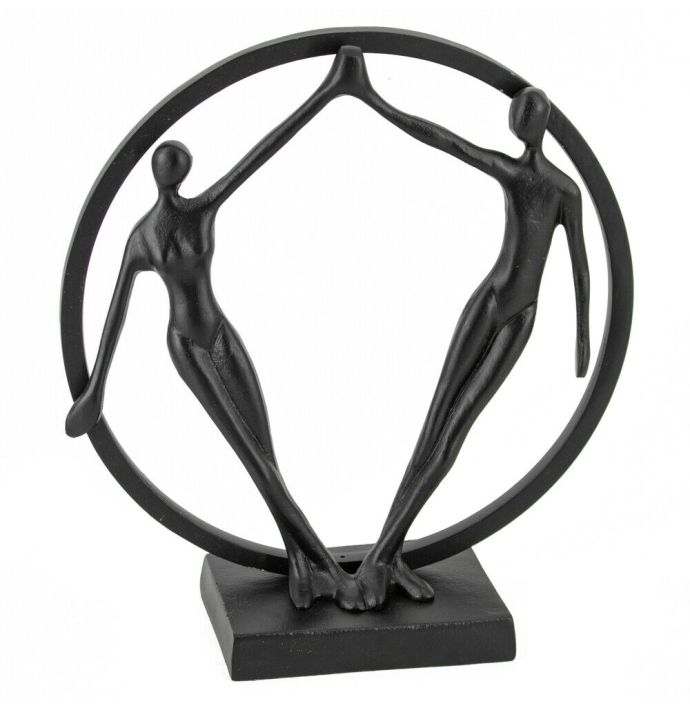 Decoratie beeld cirkel teamwork zwart