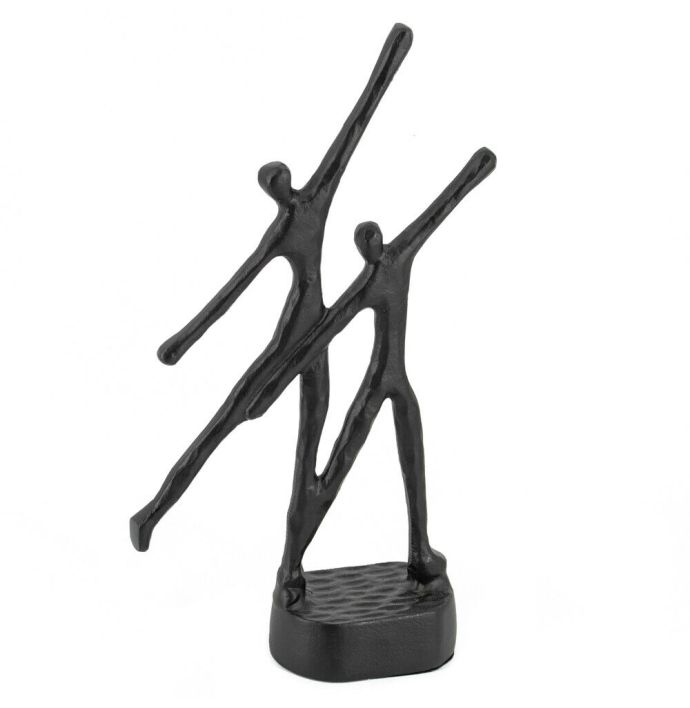Decoratie beeld dansers zwart