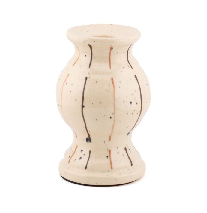 Aardewerk kaarsenstandaard Pale M