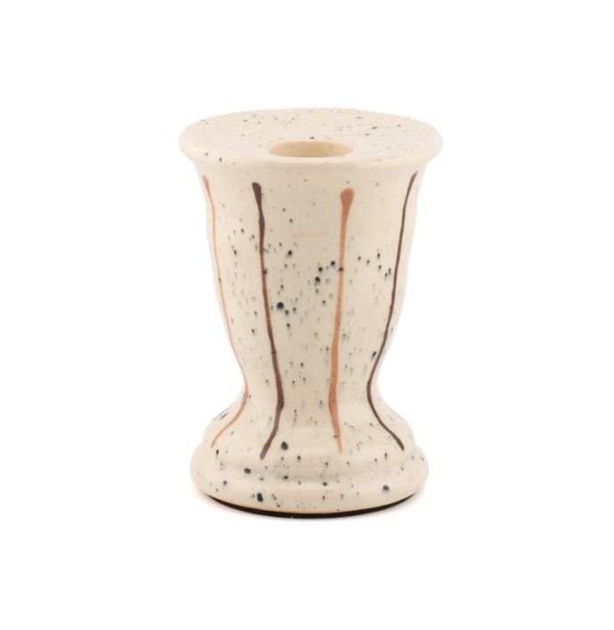 Aardewerk kaarsenstandaard Pale S