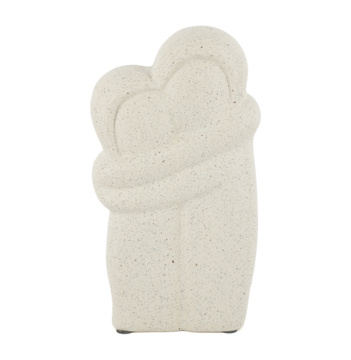 Aardewerk ornament Calia beige