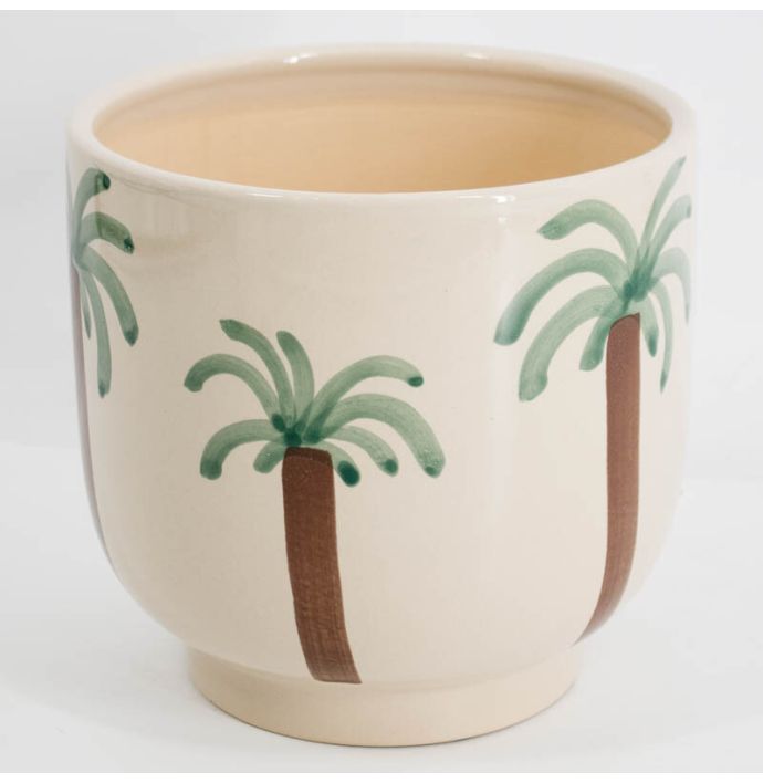 Aardewerk bloempot Tropical 