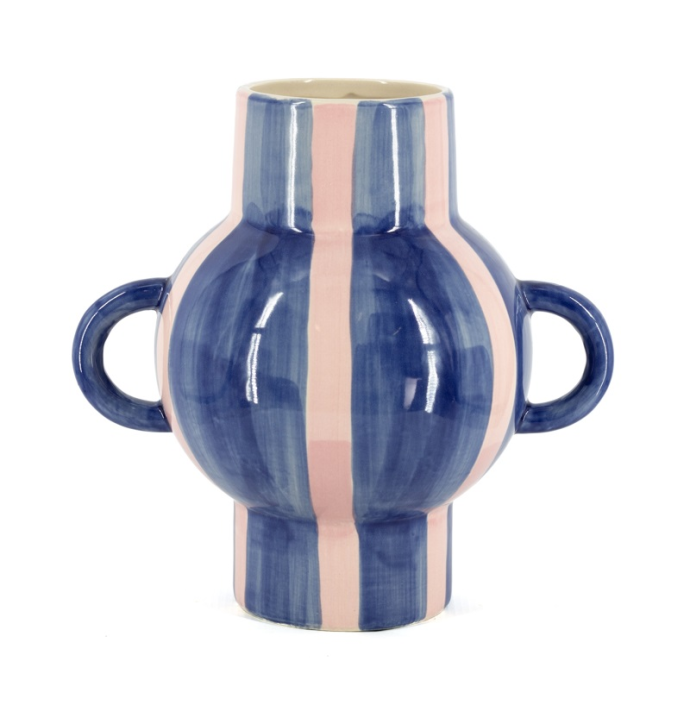 Aardewerk vaas Binki met oren S