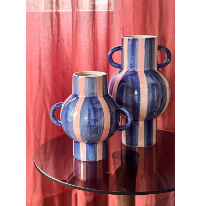 Aardewerk vaas Binki met oren S