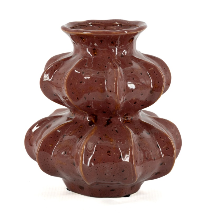 Aardewerk vaas Nobu S murkey