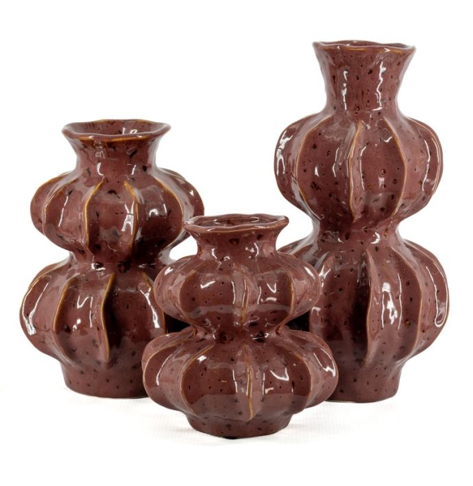 Aardewerk vaas Nobu M murkey