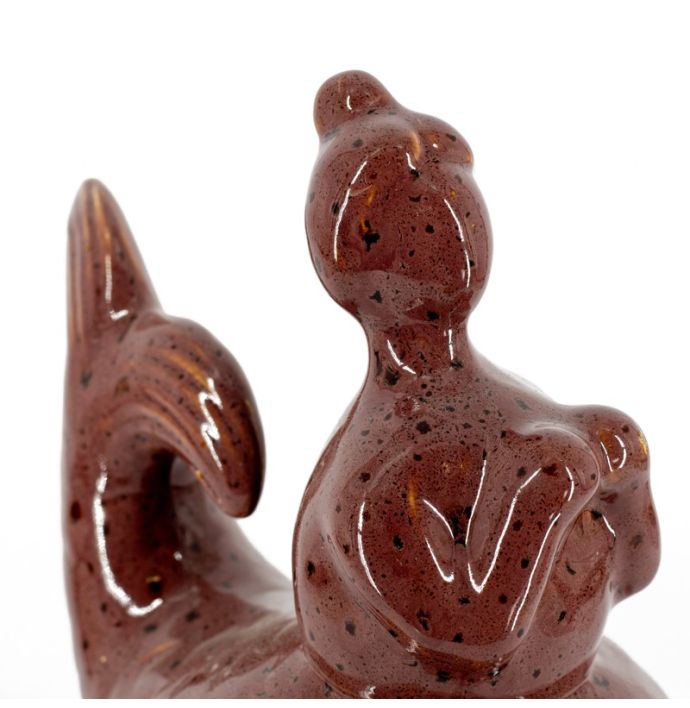Aardewerk ornament mermaid Mira murkey