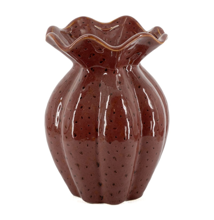 Aardewerk vaas Kelk murkey