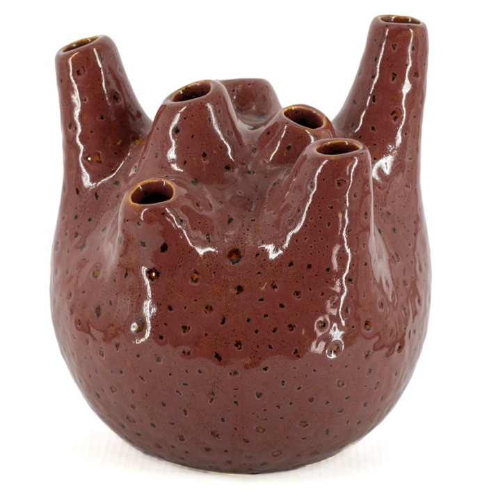 Aardewerk vaas Tula L murkey