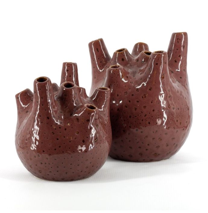 Aardewerk vaas Tula S murkey