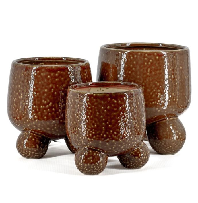 Aardewerk bloempot Bolla L