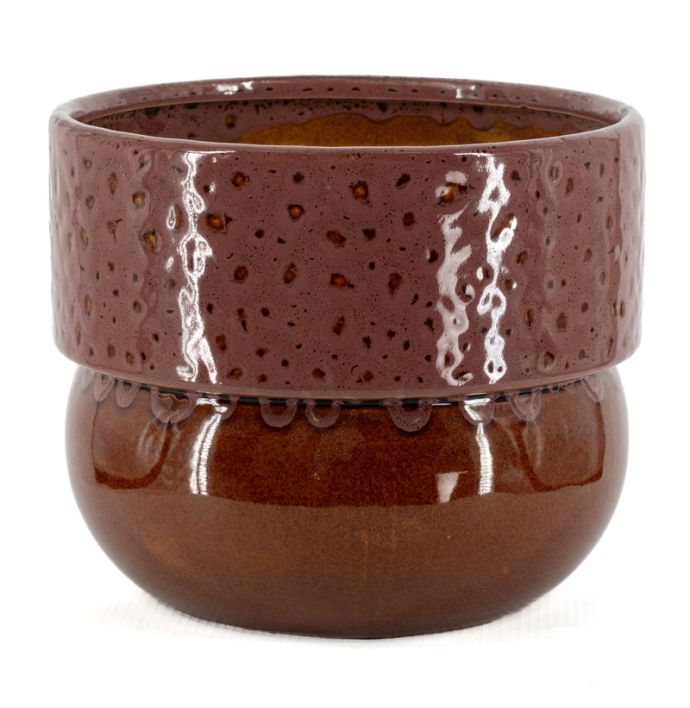 Aardewerk bloempot Boule L