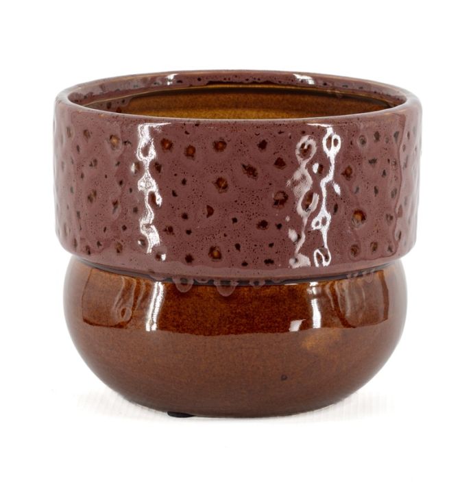 Aardewerk bloempot Boule M