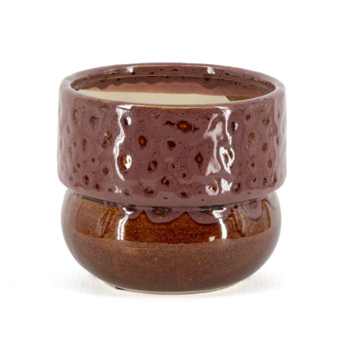 Aardewerk bloempot Boule S