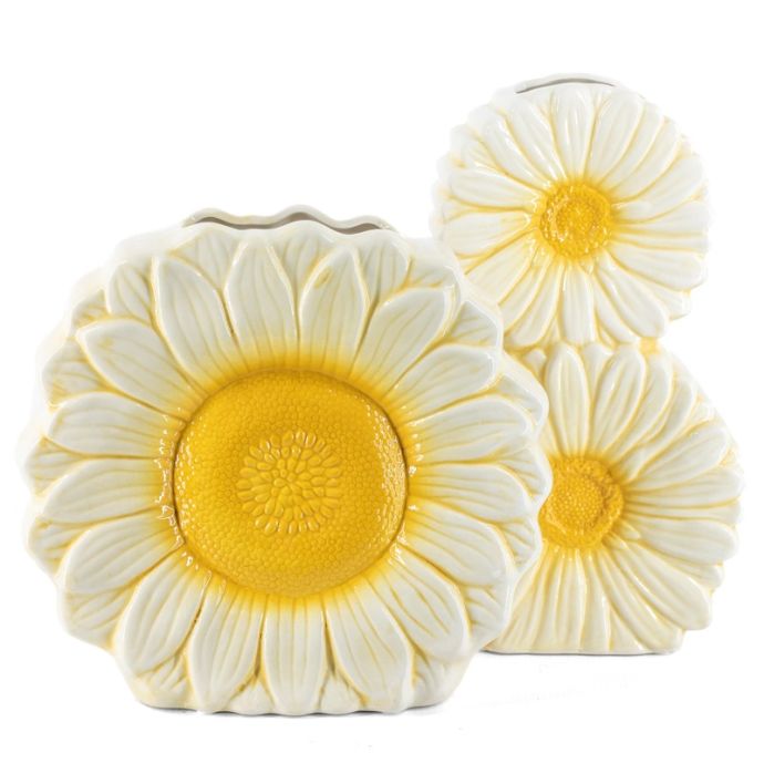 Aardewerk vaas Daisy