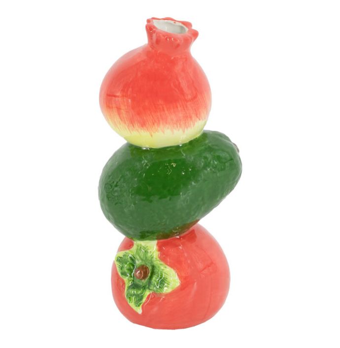 Vaas keramiek fruit