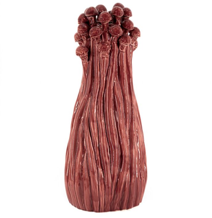 Vaas fungi keramiek roze