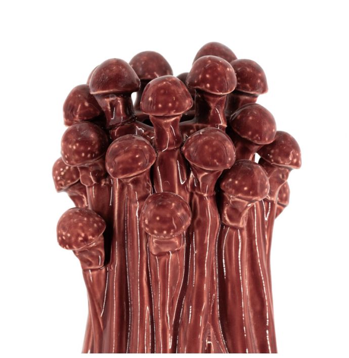 Vaas fungi keramiek roze