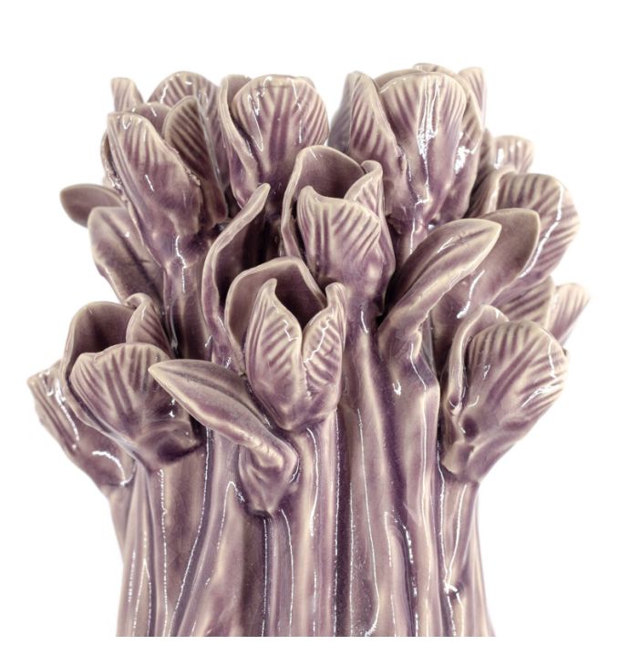 Vaas blossom keramiek lila