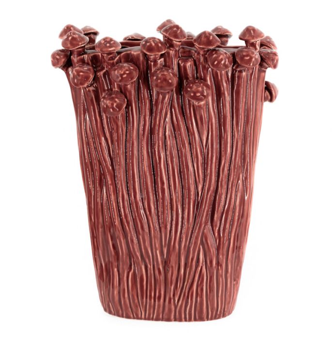 Vaas toad keramiek roze