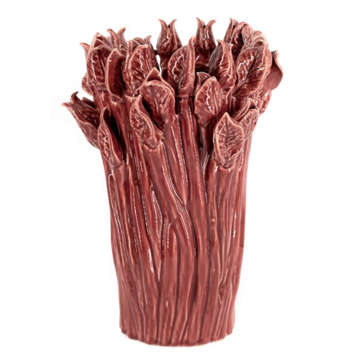 Vaas petal keramiek sandstone