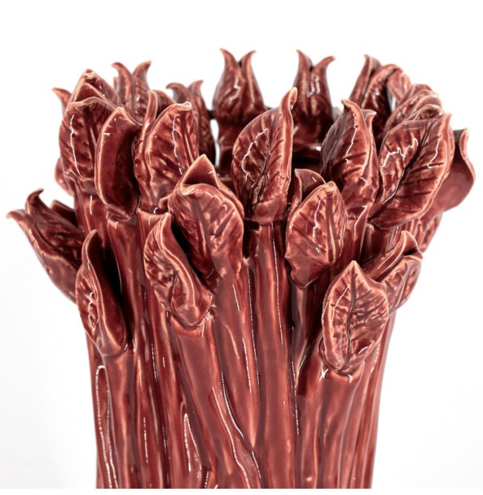 Vaas petal keramiek sandstone