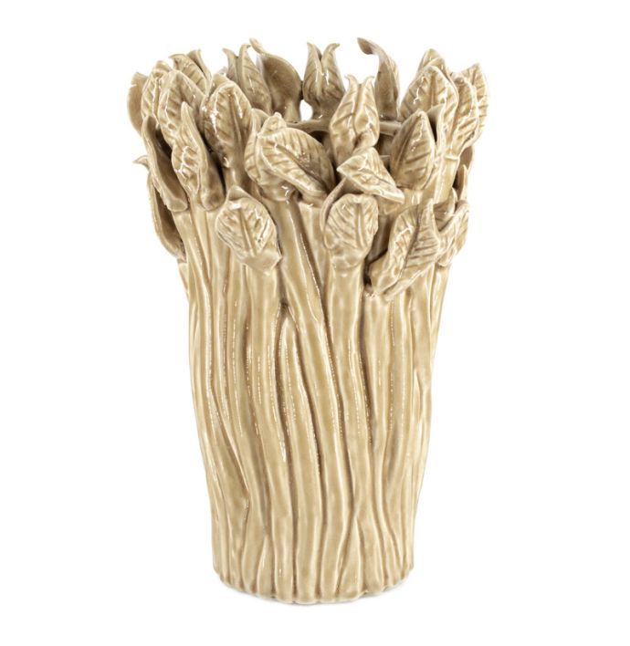 Vaas petal keramiek lila