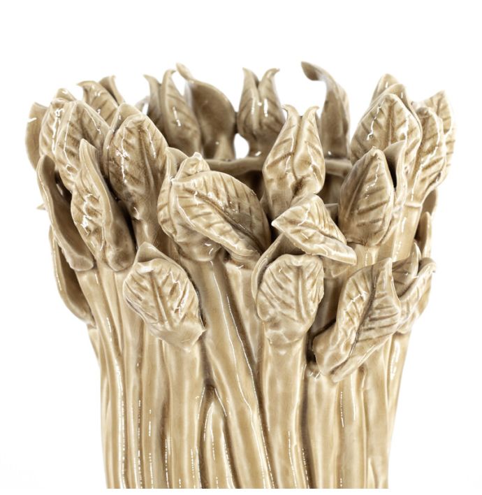 Vaas petal keramiek lila