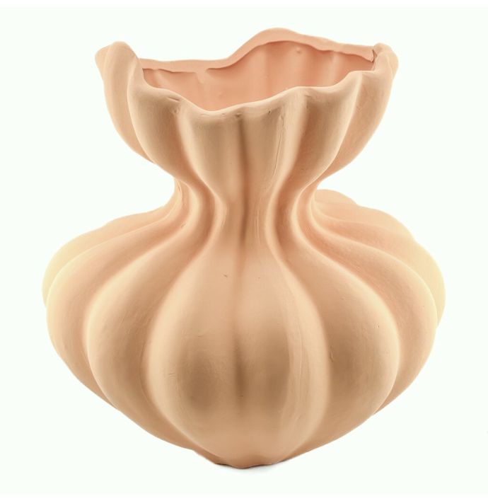 Aardewerk vaas organic sandstone 