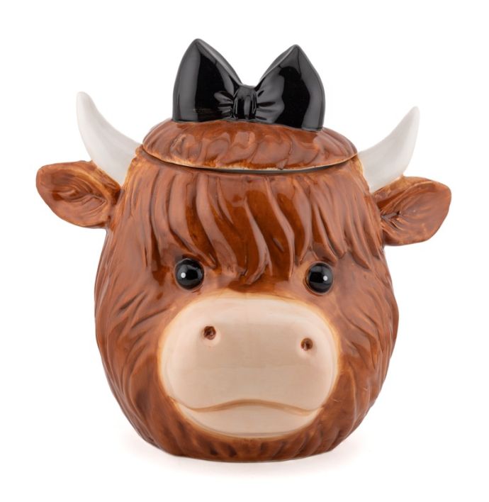 Cookie jar highland cow
