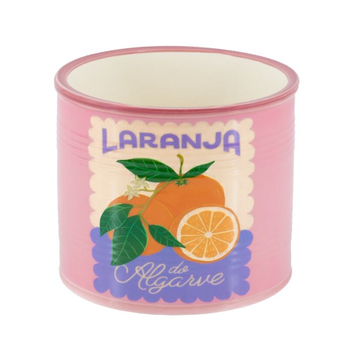 Aardewerk bloempot sinaasappel 'Laranja'