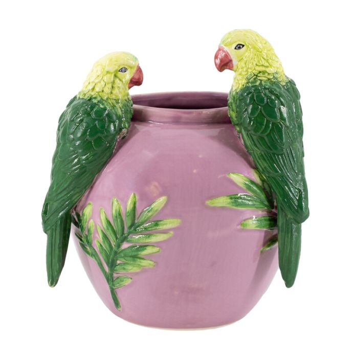 Aardewerk vaas 'Pagegaaien'