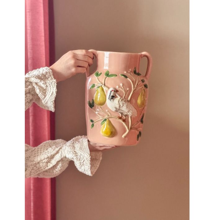 Aardewerk vaas 'Vogels'