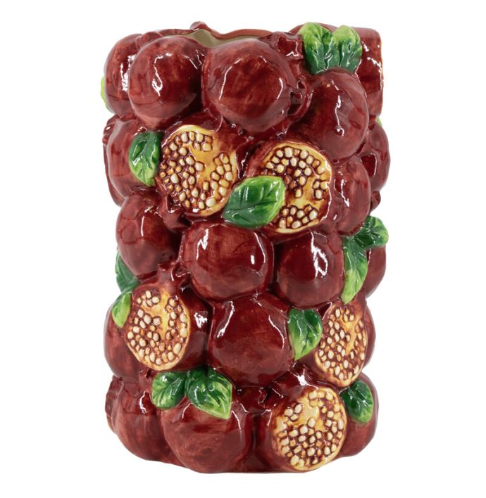 Aardewerk vaas 'Granaatappel'