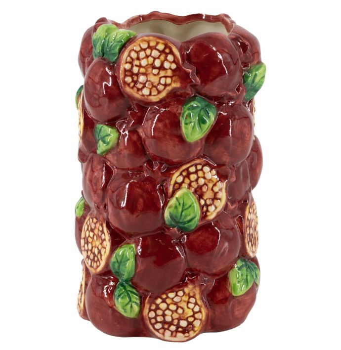 Aardewerk vaas 'Granaatappel'