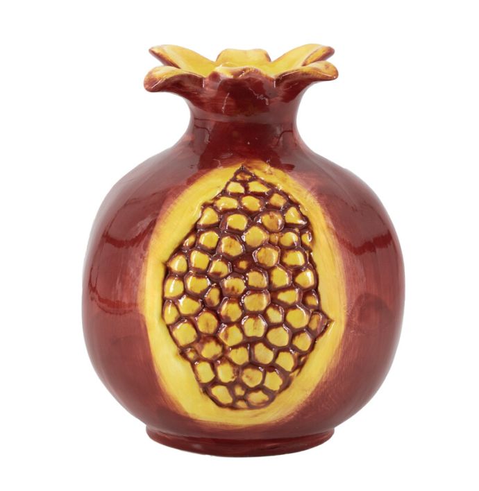 Aardewerk vaas 'Granaatappel'