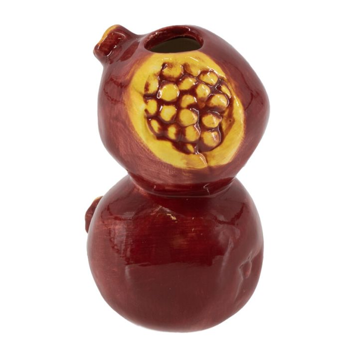 Aardewerk vaasje 'Granaatappel'