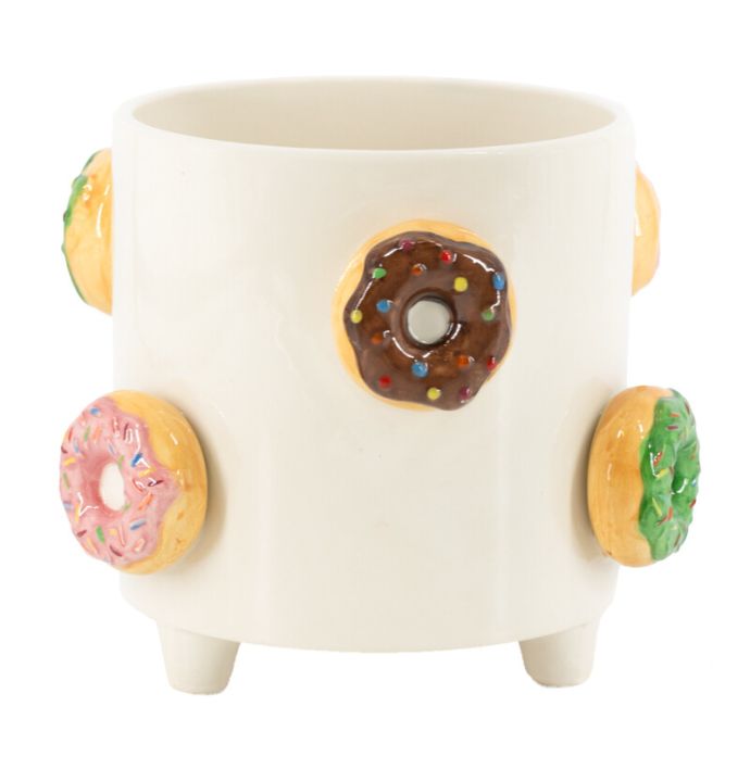 Aardewerk vaas 'Donuts'
