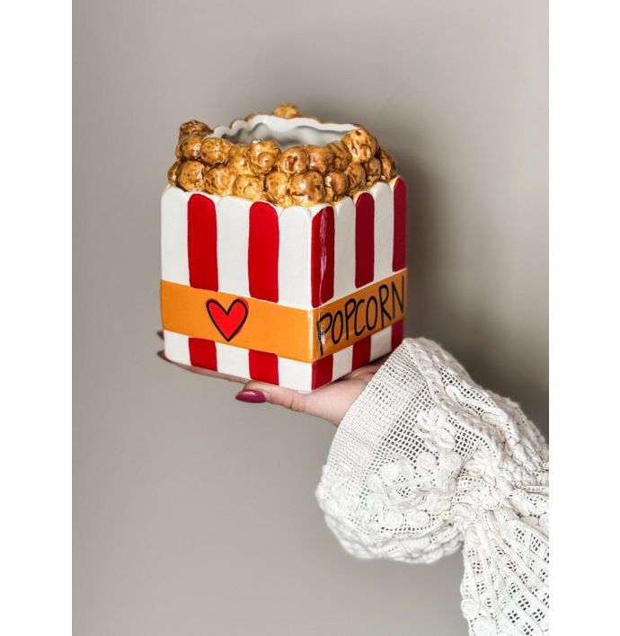 Aardewerk vaas 'Popcorn'