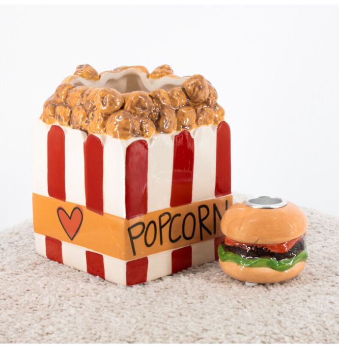 Aardewerk kaarsenstandaard 'Burger'